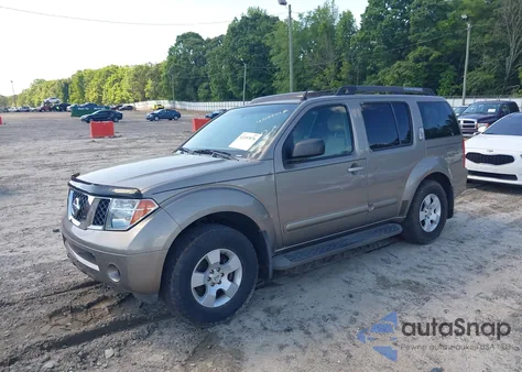 2006 Nissan Pathfinder Se from USA, damaged, VIN 5N1AR18UX6C684565